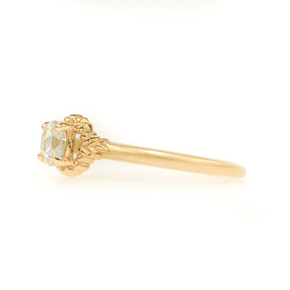 0.31ct Round Rose Cut Wood Nymph Faye Cherie