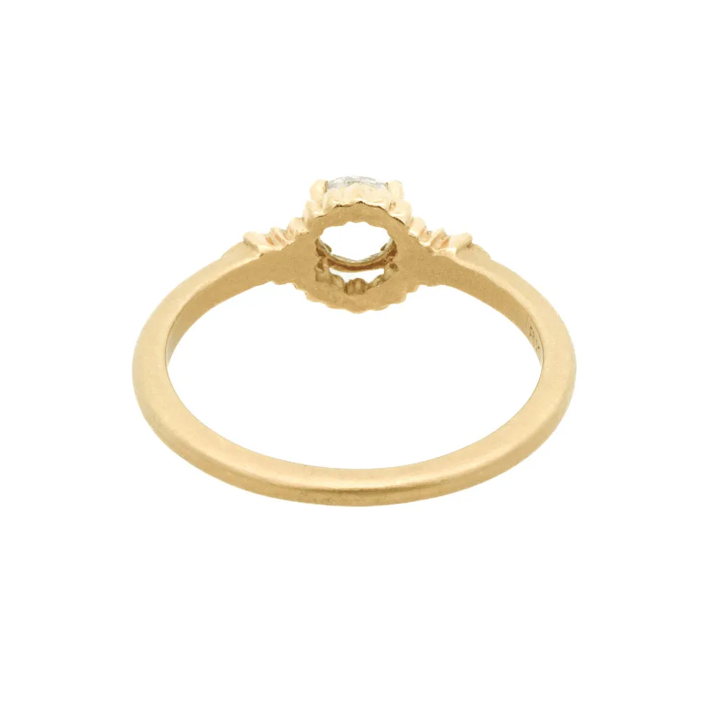 0.31ct Round Rose Cut Wood Nymph Faye Cherie