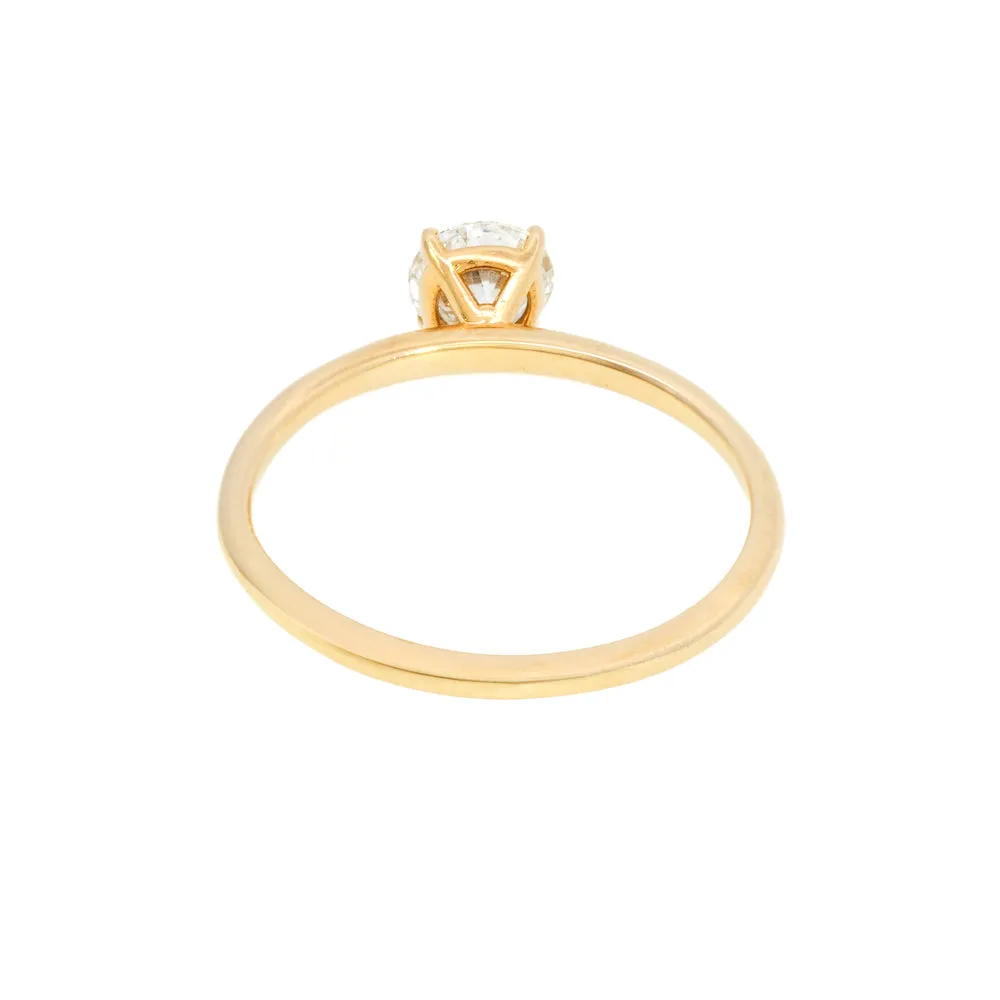 0.50ct Natural Diamond Solitaire Engagement Ring