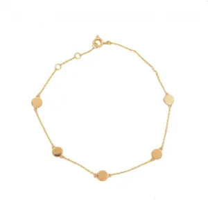 10k Gold Polka Dot Bracelet