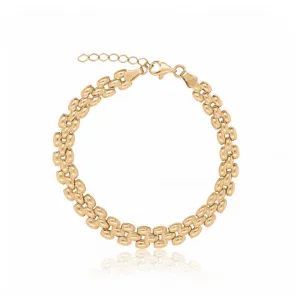 10ky Gold Panther Adjustable Bracelet