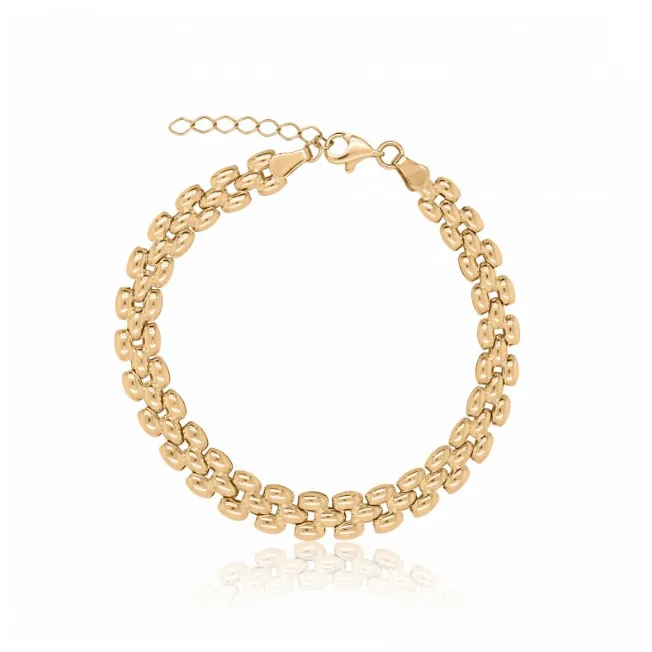 10ky Gold Panther Adjustable Bracelet