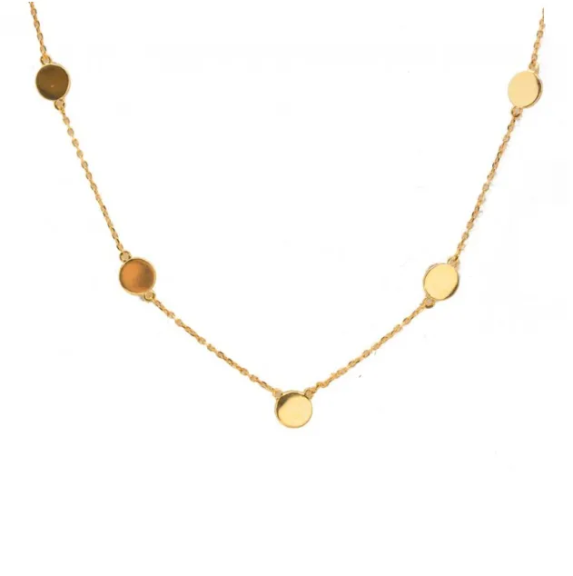 10ky Gold Polka Dot Necklace