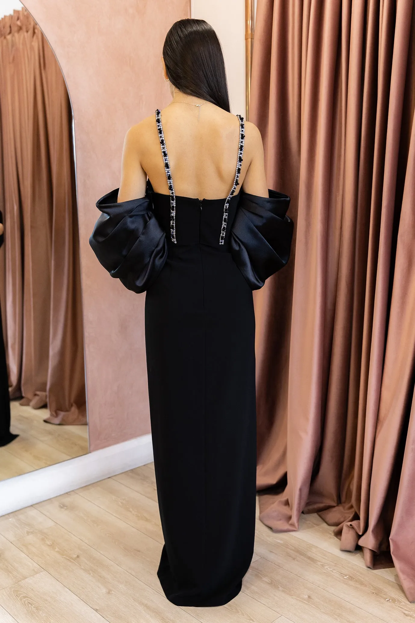 Amara Gown Black by HSH