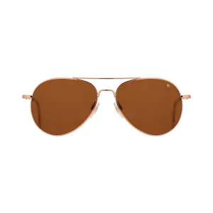American Optical General - Rose Gold/ Brown