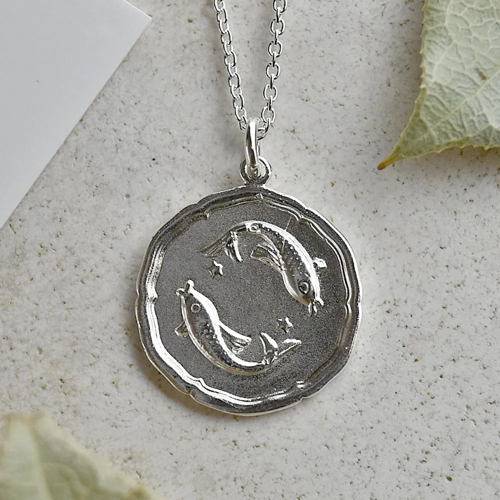 Astrology Zodiac Talisman Necklace