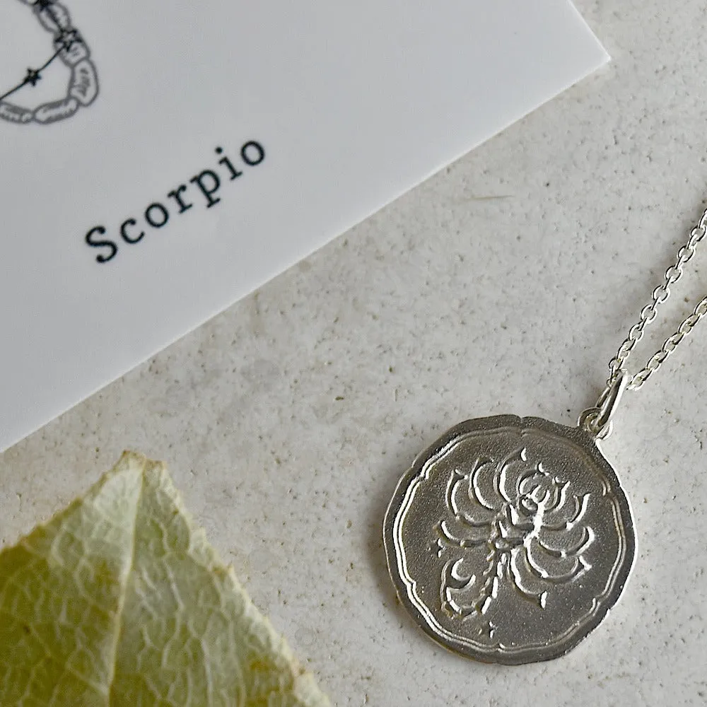 Astrology Zodiac Talisman Necklace