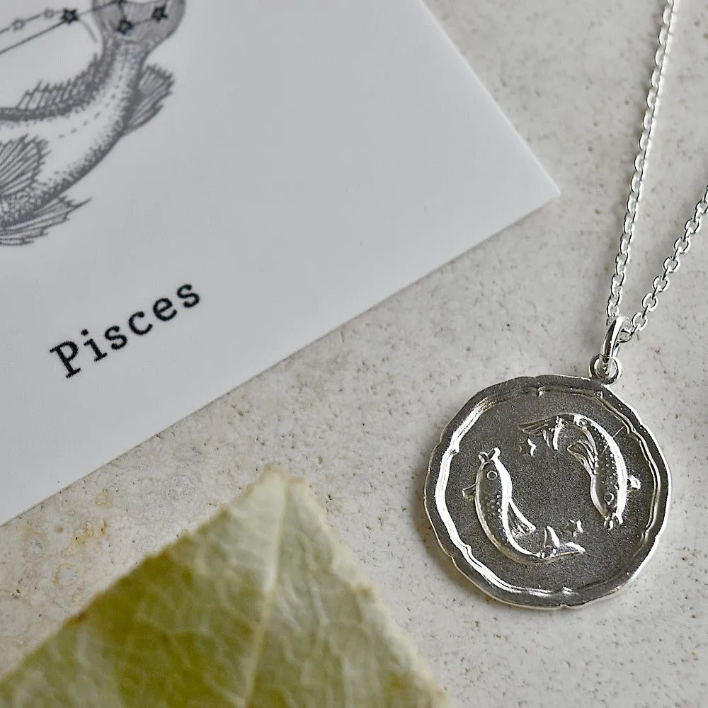 Astrology Zodiac Talisman Necklace