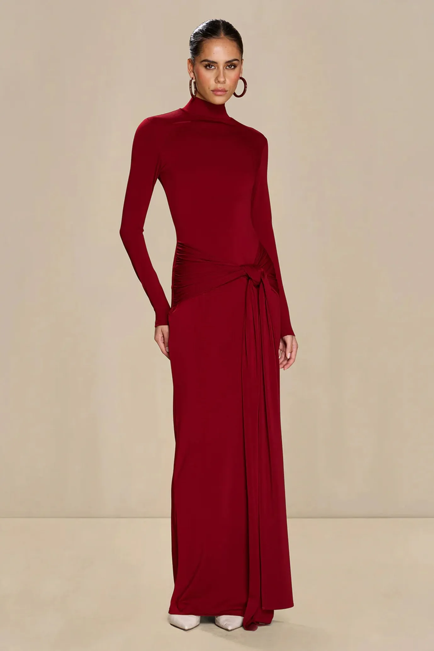 Aurelia Dress Merlot By Sonya Moda