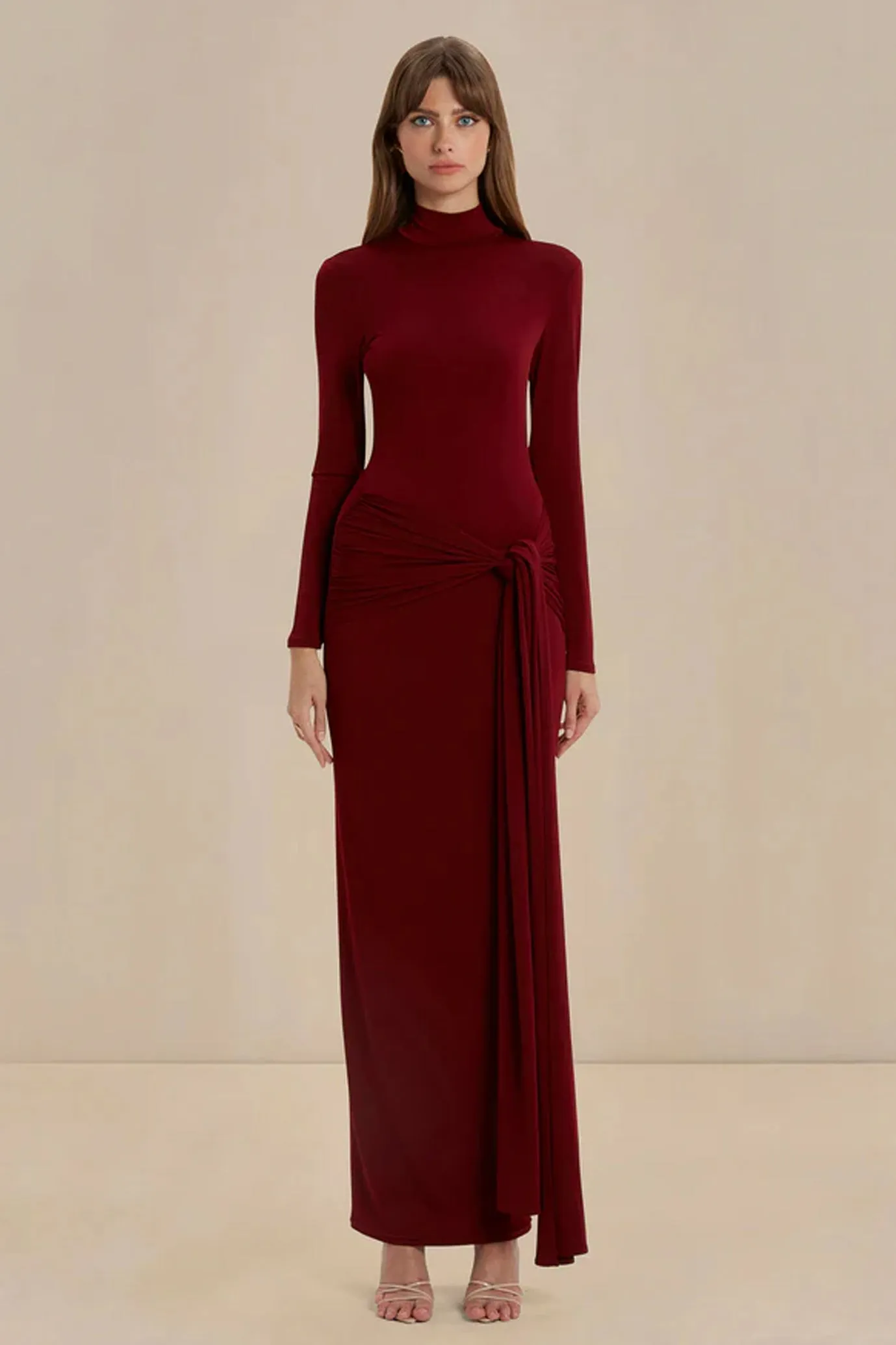 Aurelia Dress Merlot By Sonya Moda