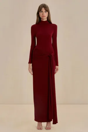 Aurelia Dress Merlot By Sonya Moda