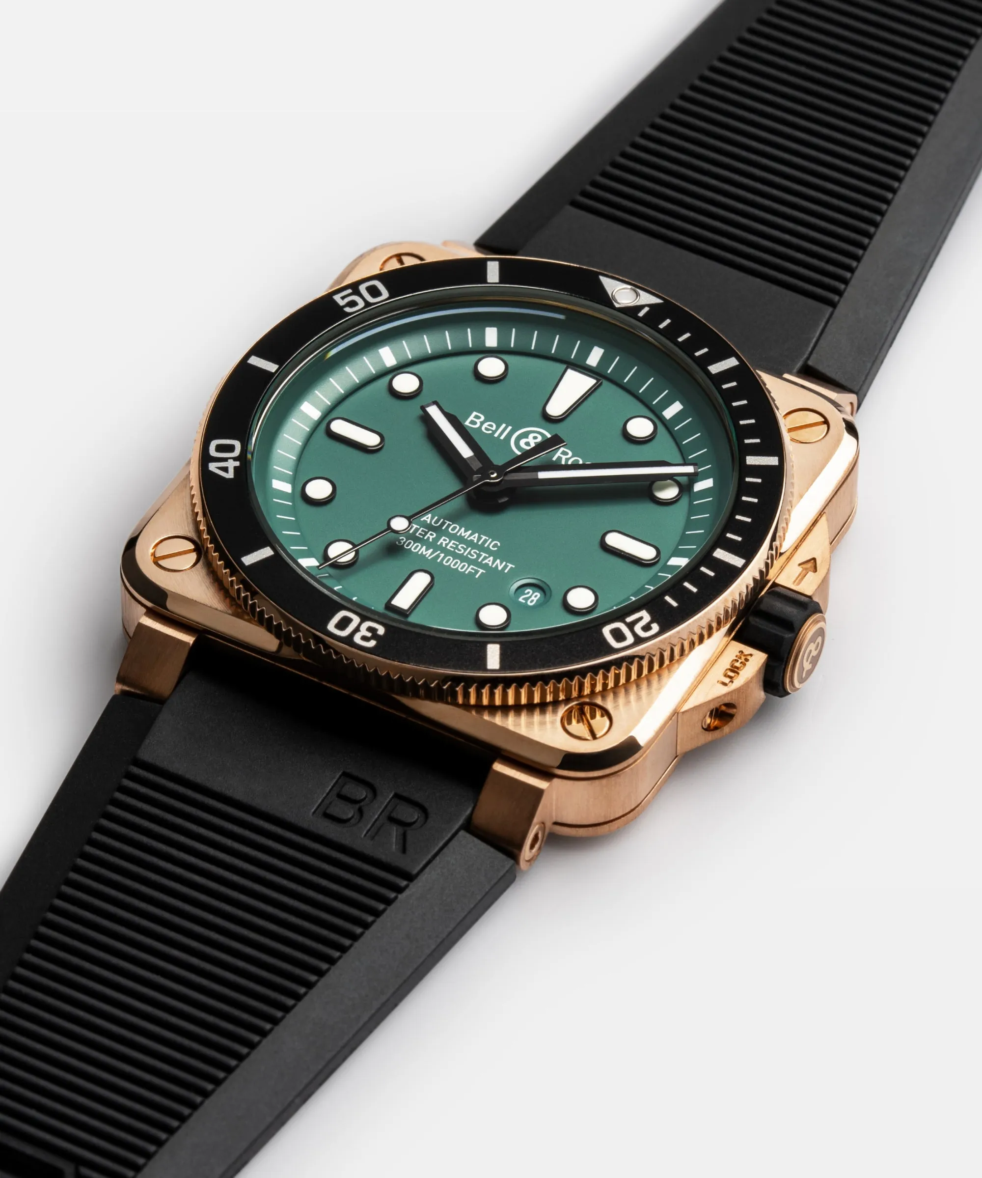 Bell & Ross BR 03 Diver Black Green Bronze Limited Edition Watch