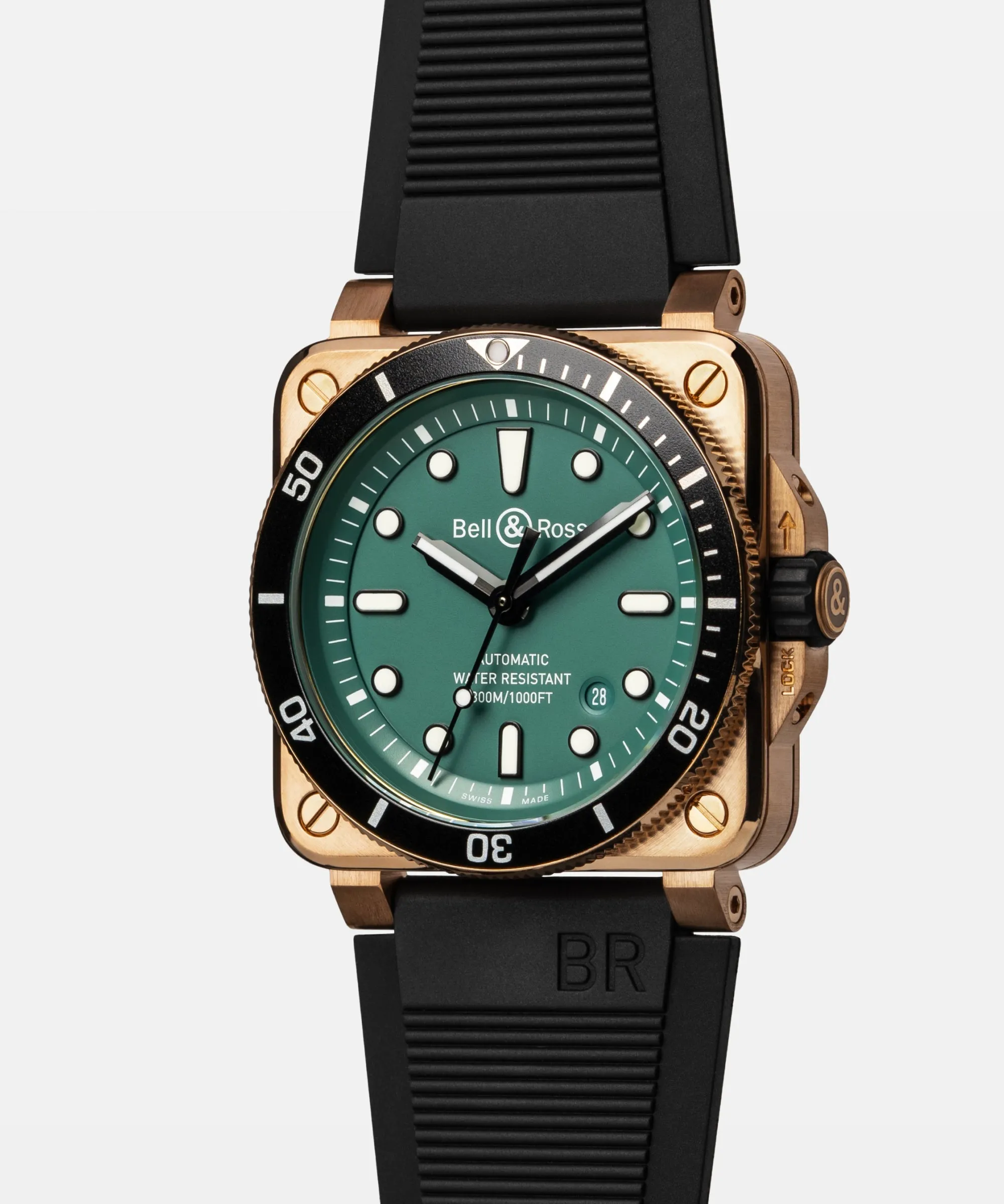 Bell & Ross BR 03 Diver Black Green Bronze Limited Edition Watch
