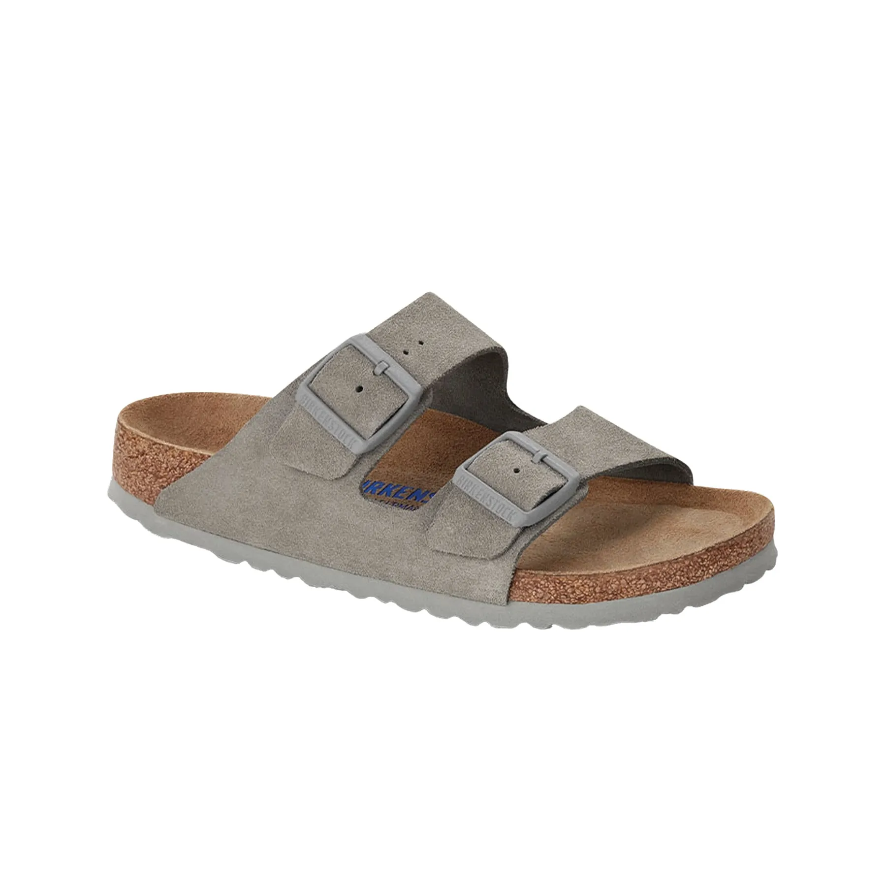 Birkenstock Arizona SFB Suede Regular : Stone
