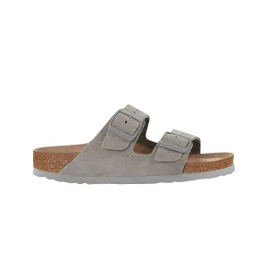 Birkenstock Arizona SFB Suede Regular : Stone