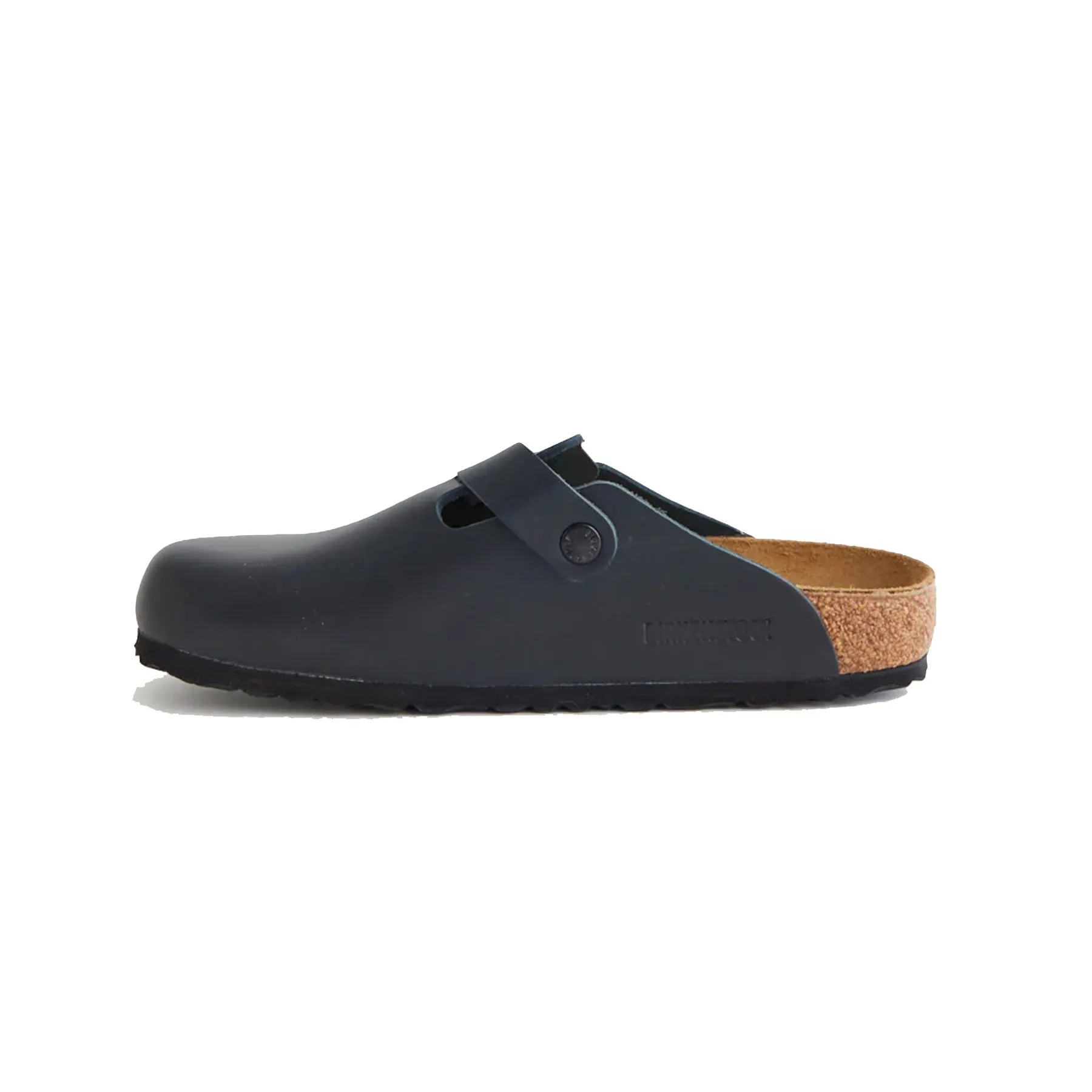 Birkenstock Boston Black Smooth Leather Regular