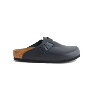 Birkenstock Boston Black Smooth Leather Regular