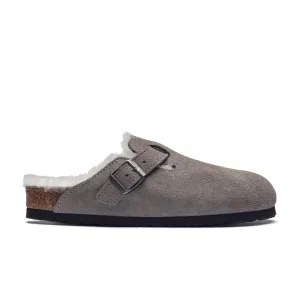 Birkenstock Boston Shearling Stone Coin