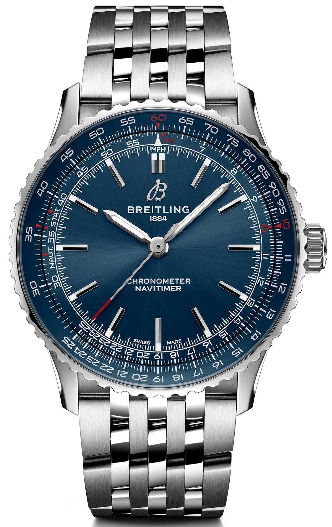 Breitling Navitimer Automatic 41 Blue Bracelet Watch