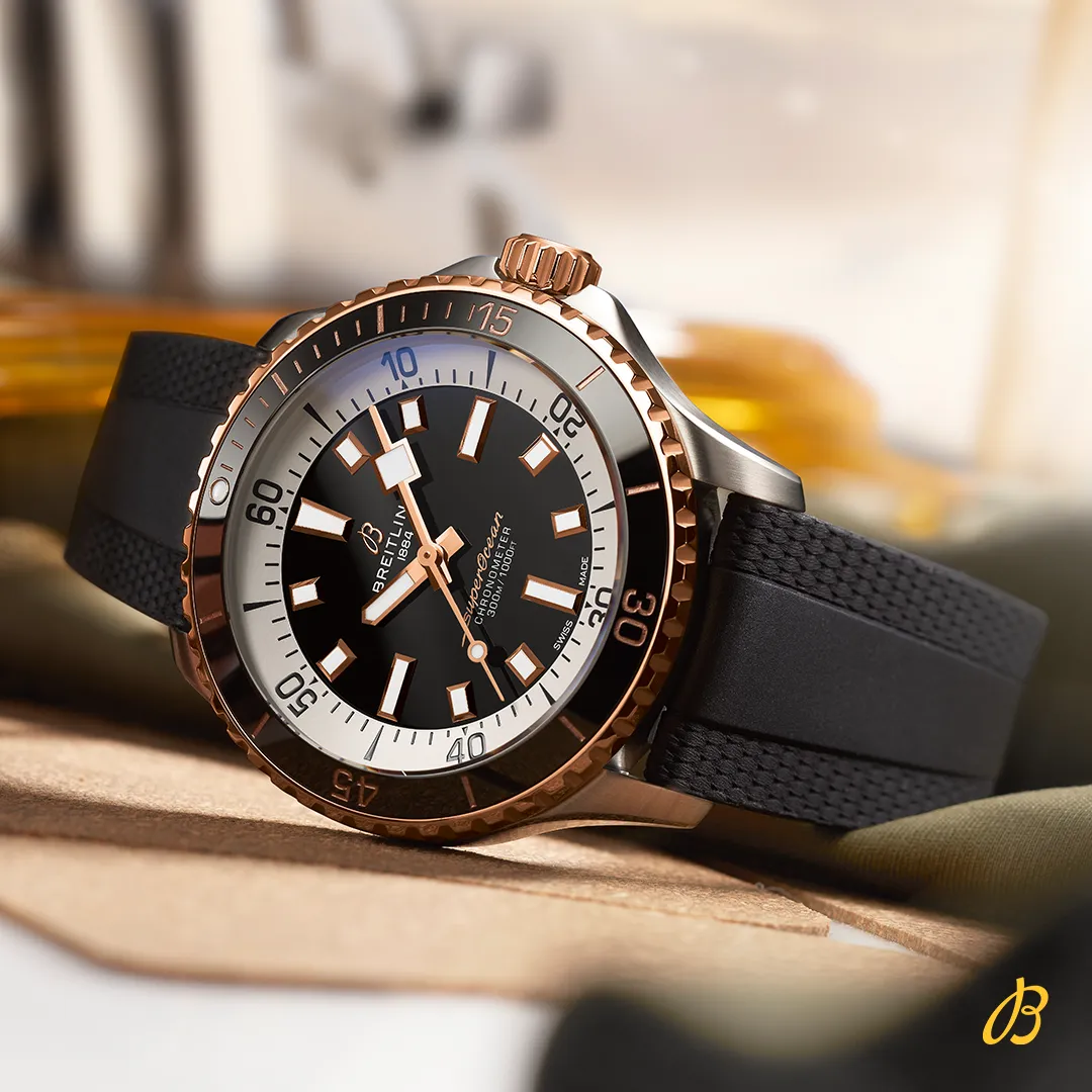 Breitling Superocean Automatic 42 18K Red Gold Watch