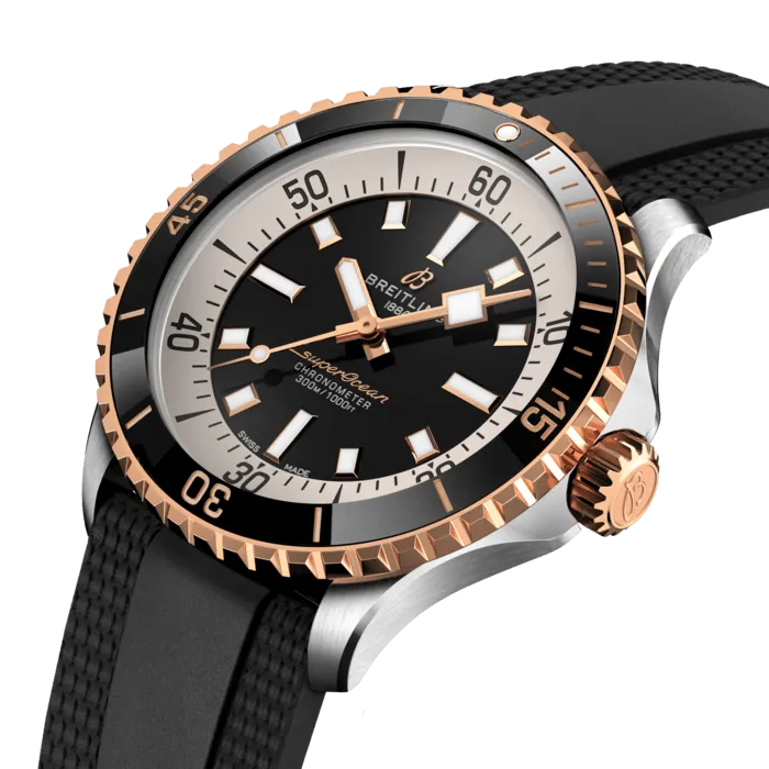 Breitling Superocean Automatic 42 18K Red Gold Watch