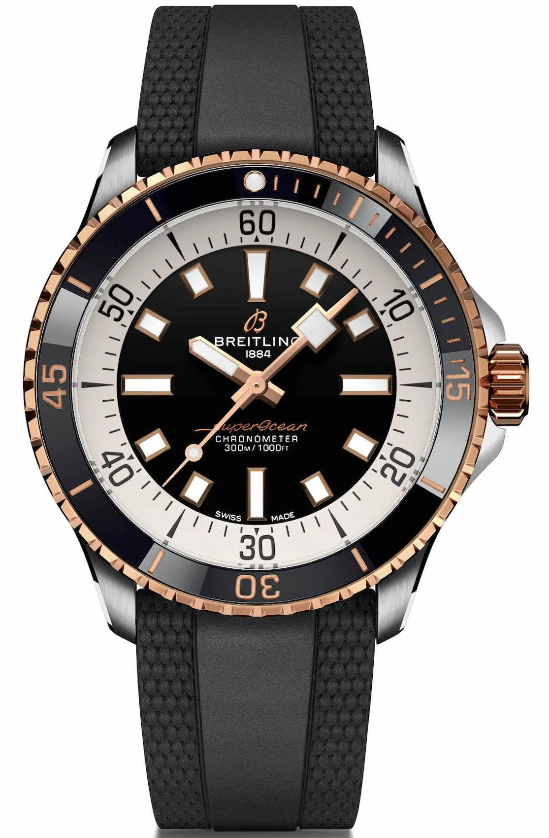 Breitling Superocean Automatic 42 18K Red Gold Watch