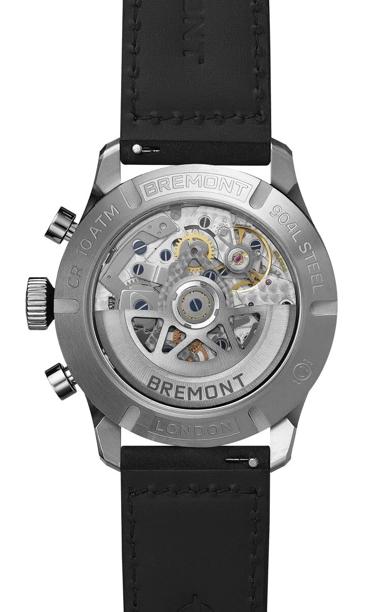 Bremont Altitude Chronograph GMT Silver Leather Watch