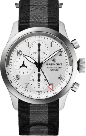 Bremont Altitude Chronograph GMT Silver Nato Watch