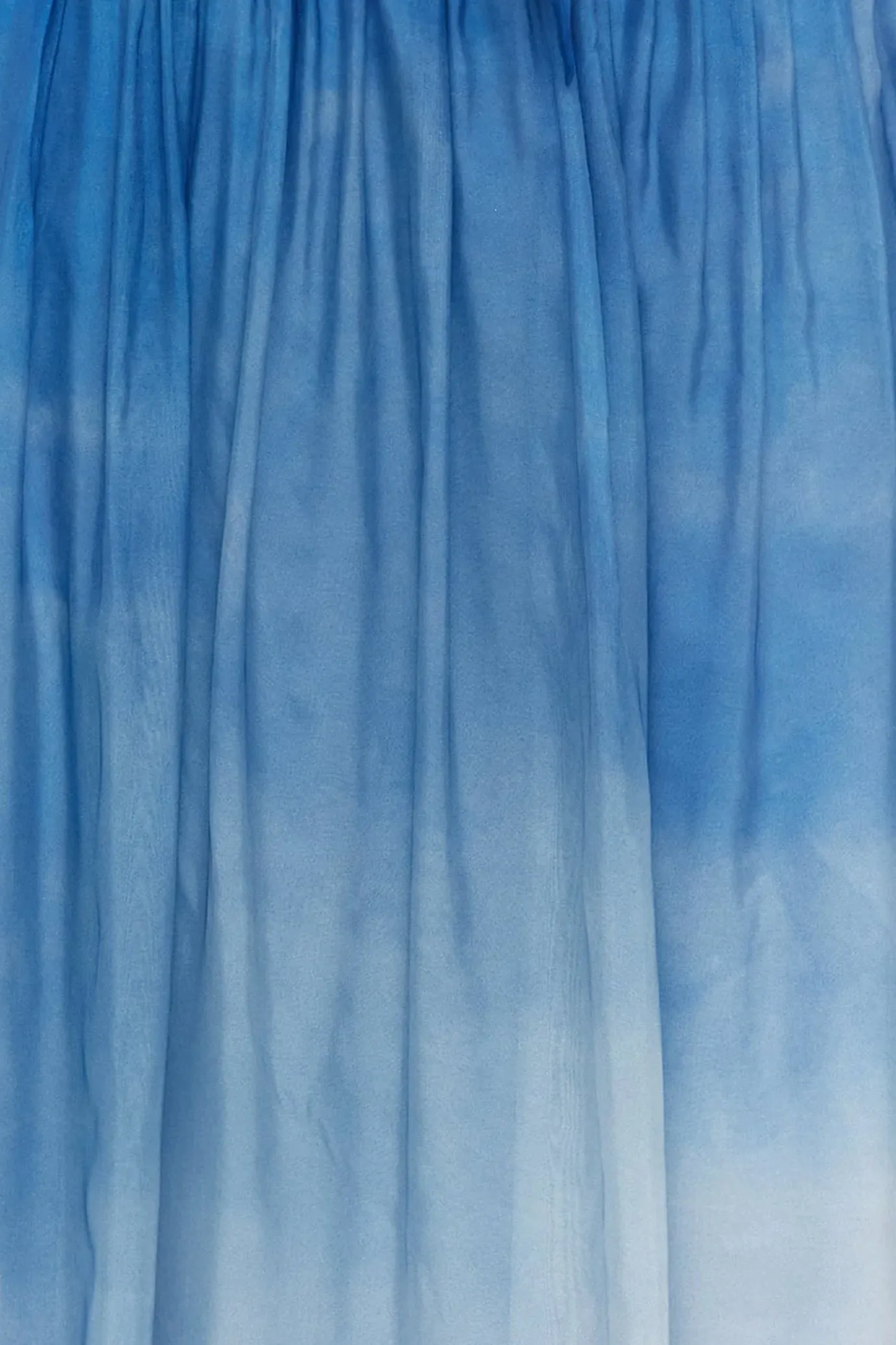 Cassie Tie Neck Midi Dress Aerial Print by Leo & Lin