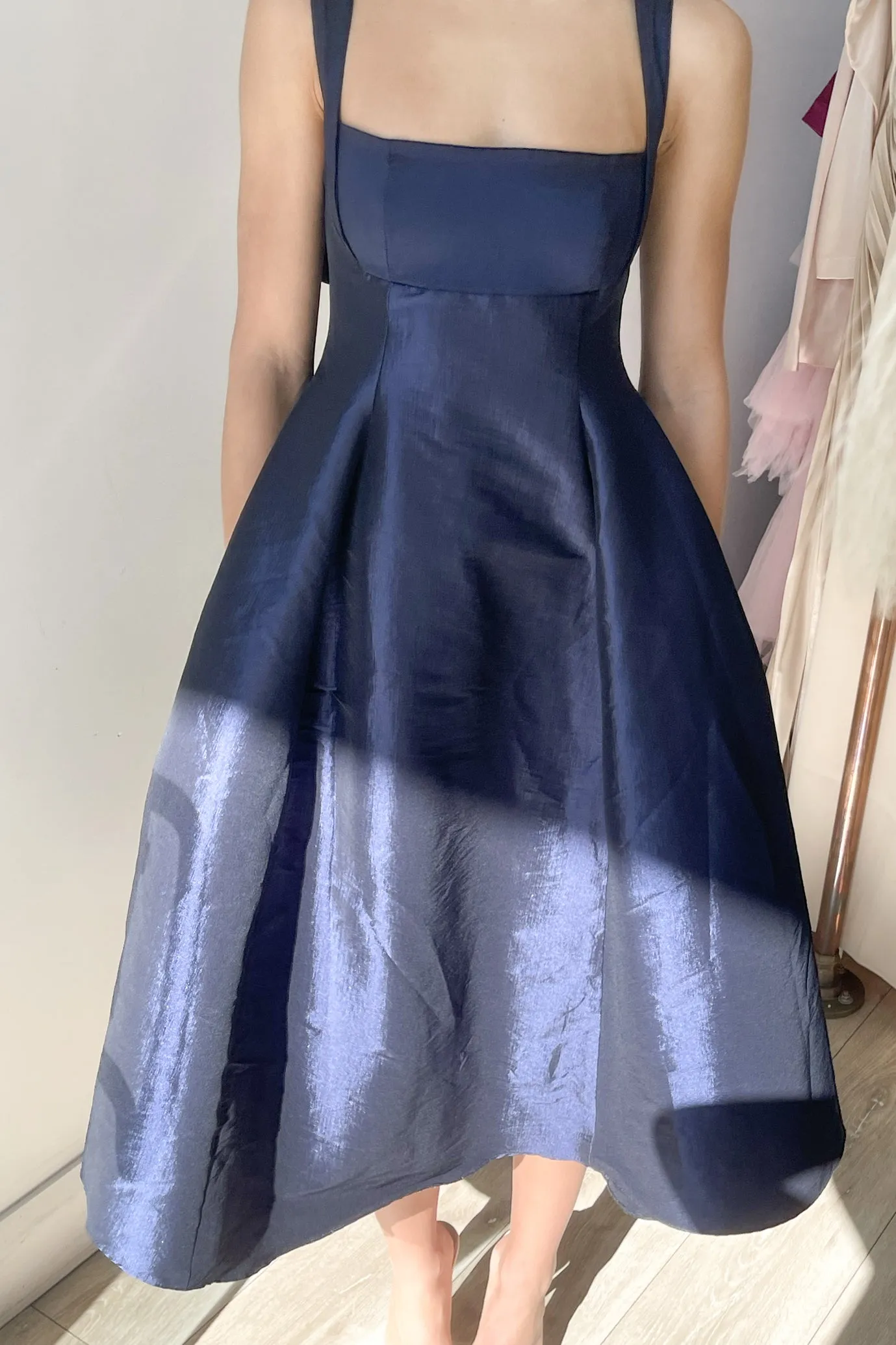Chic Midi Dress Navy Exclusive to HSH