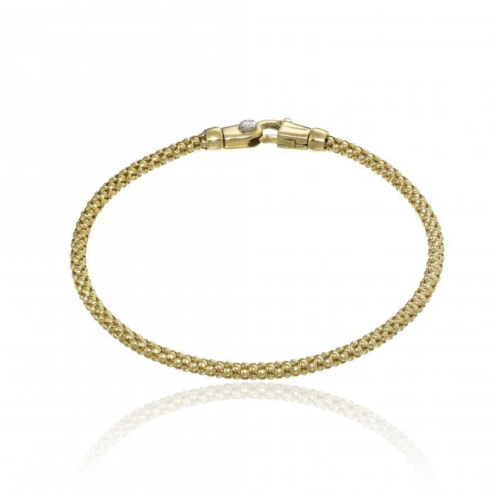 Chimento Melograno 18ct Yellow Gold 0.03ct Diamond Bracelet