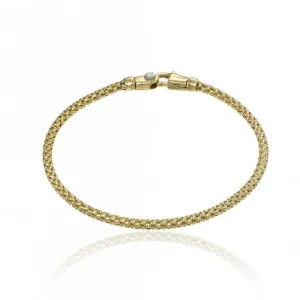 Chimento Melograno 18ct Yellow Gold 0.03ct Diamond Bracelet
