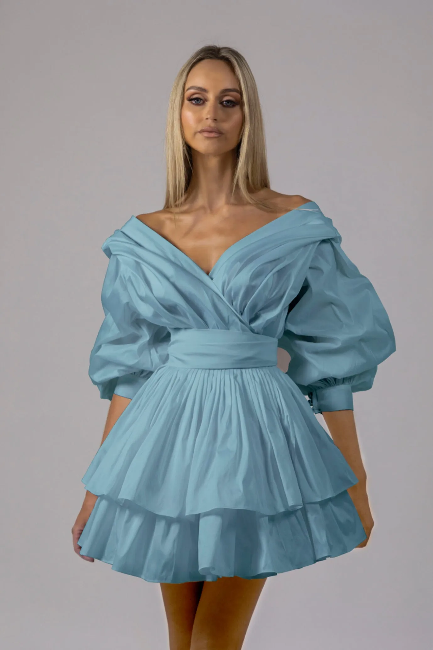 Chloe Dress Blue by Alin Le' Kal