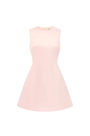Chloe Sleeveless Mini Dress Soft Pink by Leo Lin