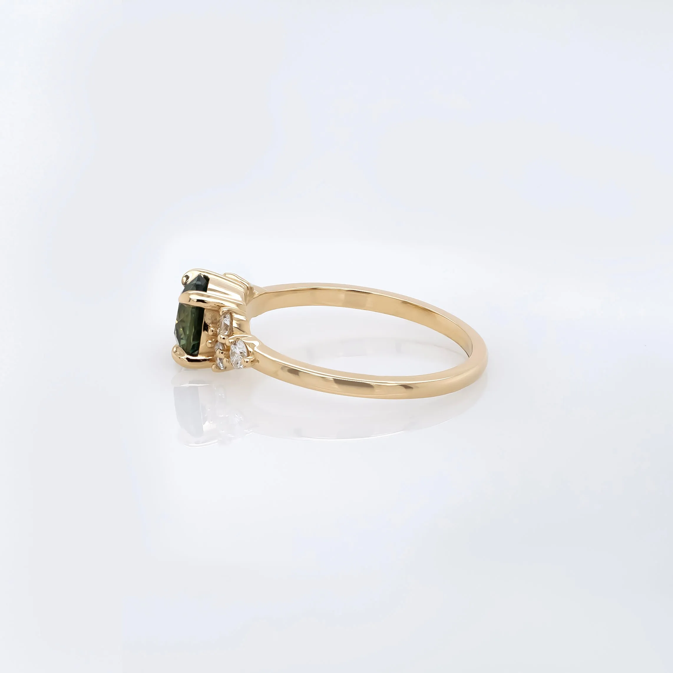 'Cleo' Sapphire Engagement Ring