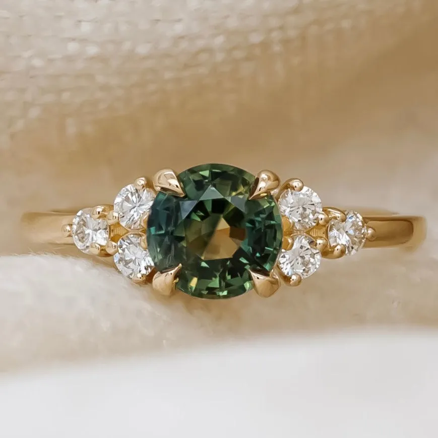 'Cleo' Sapphire Engagement Ring