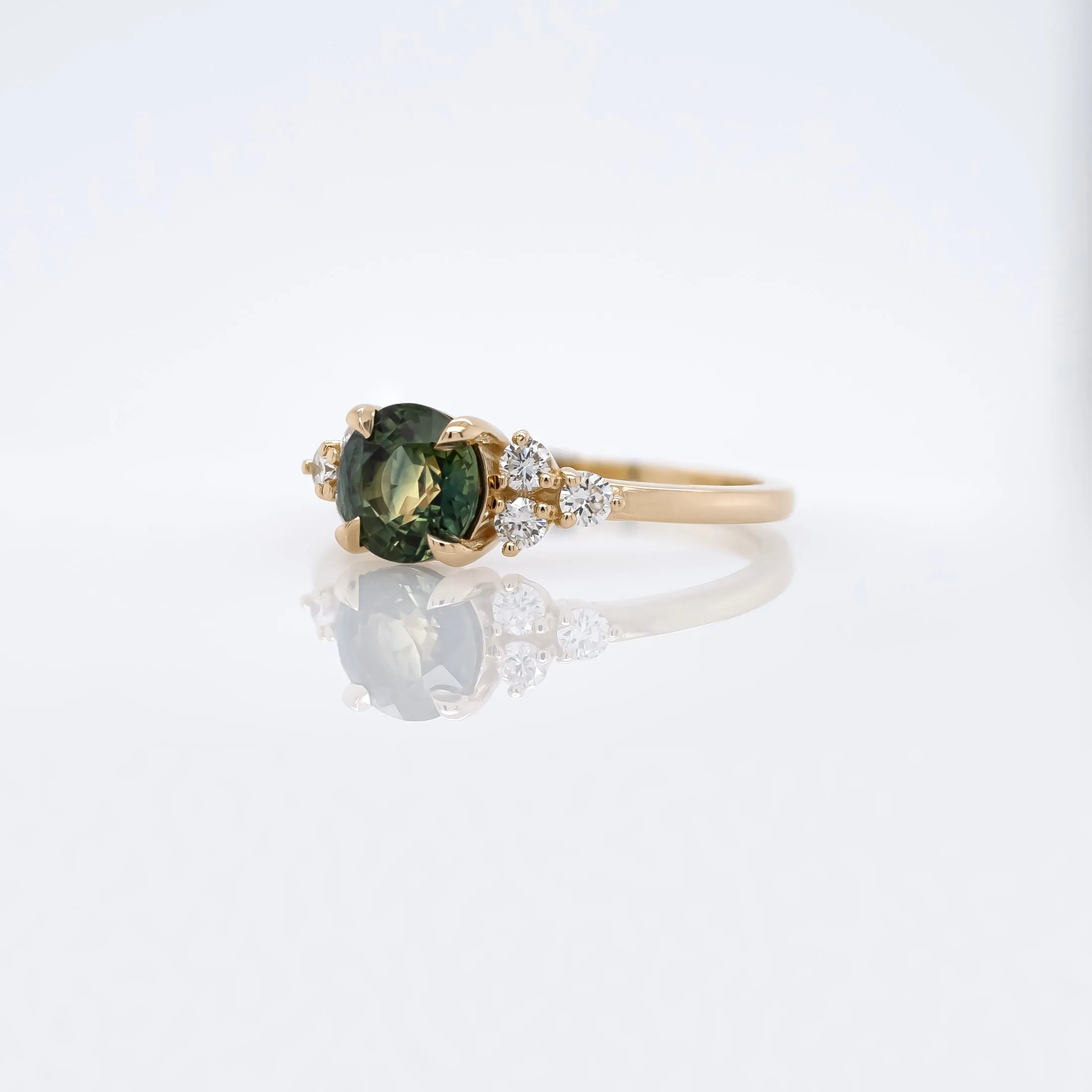'Cleo' Sapphire Engagement Ring