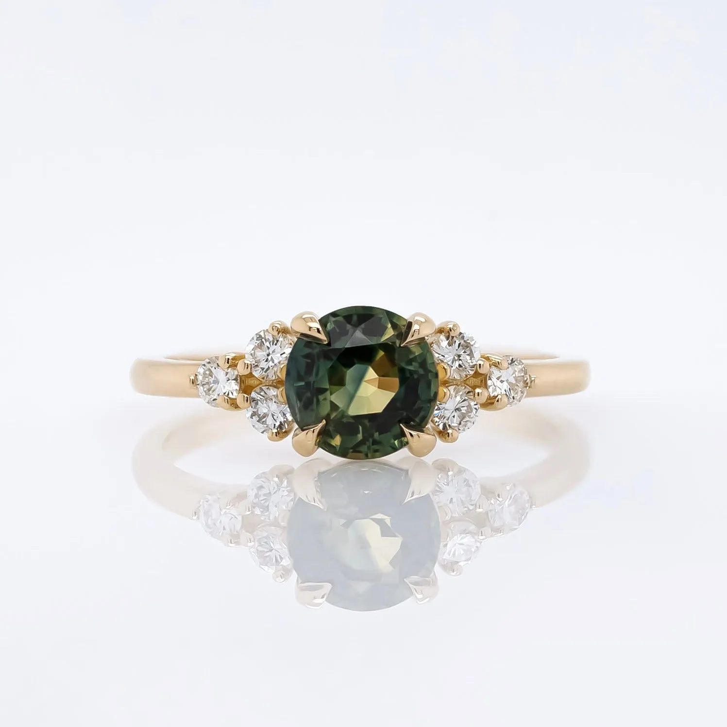 'Cleo' Sapphire Engagement Ring