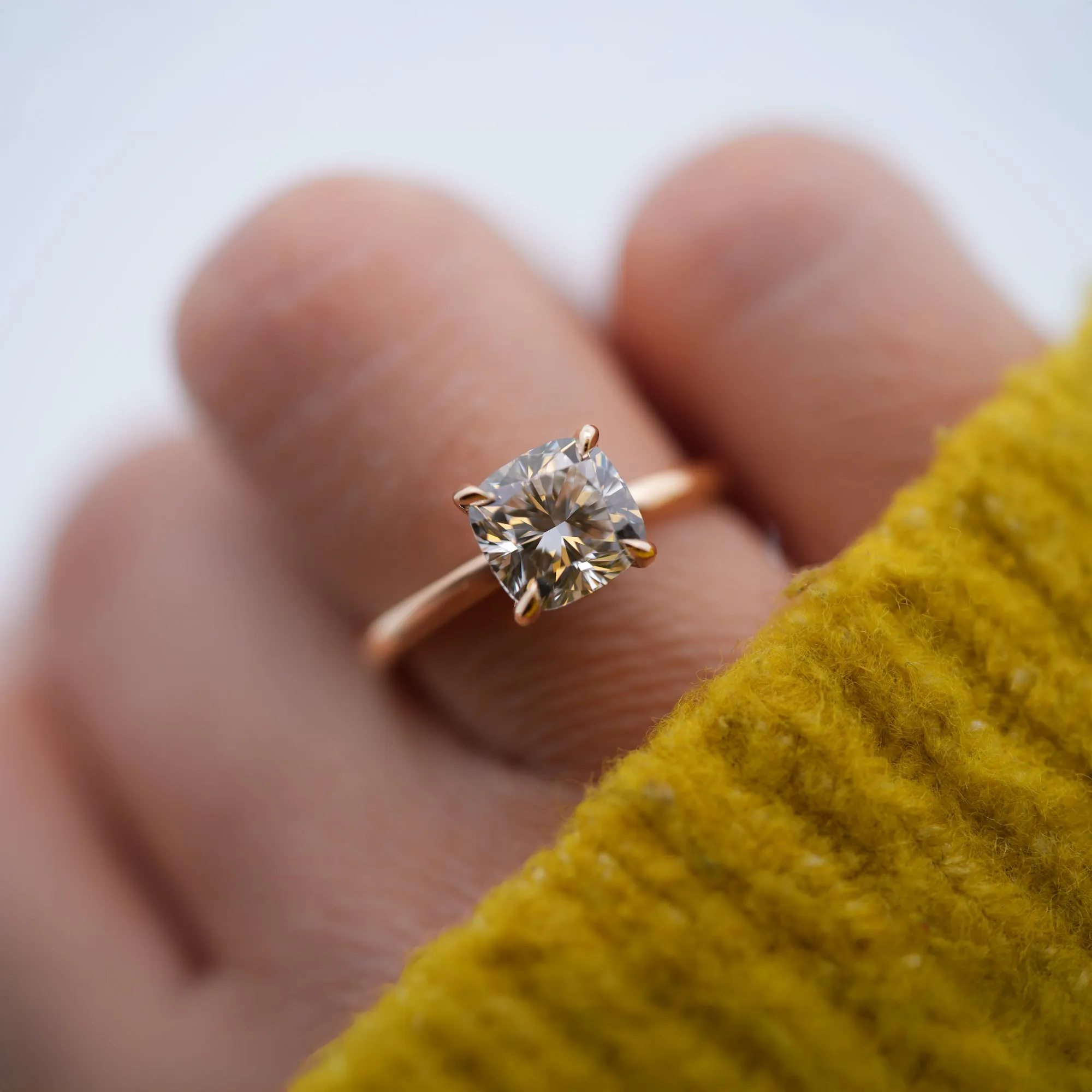 Cushion Cut Solitaire