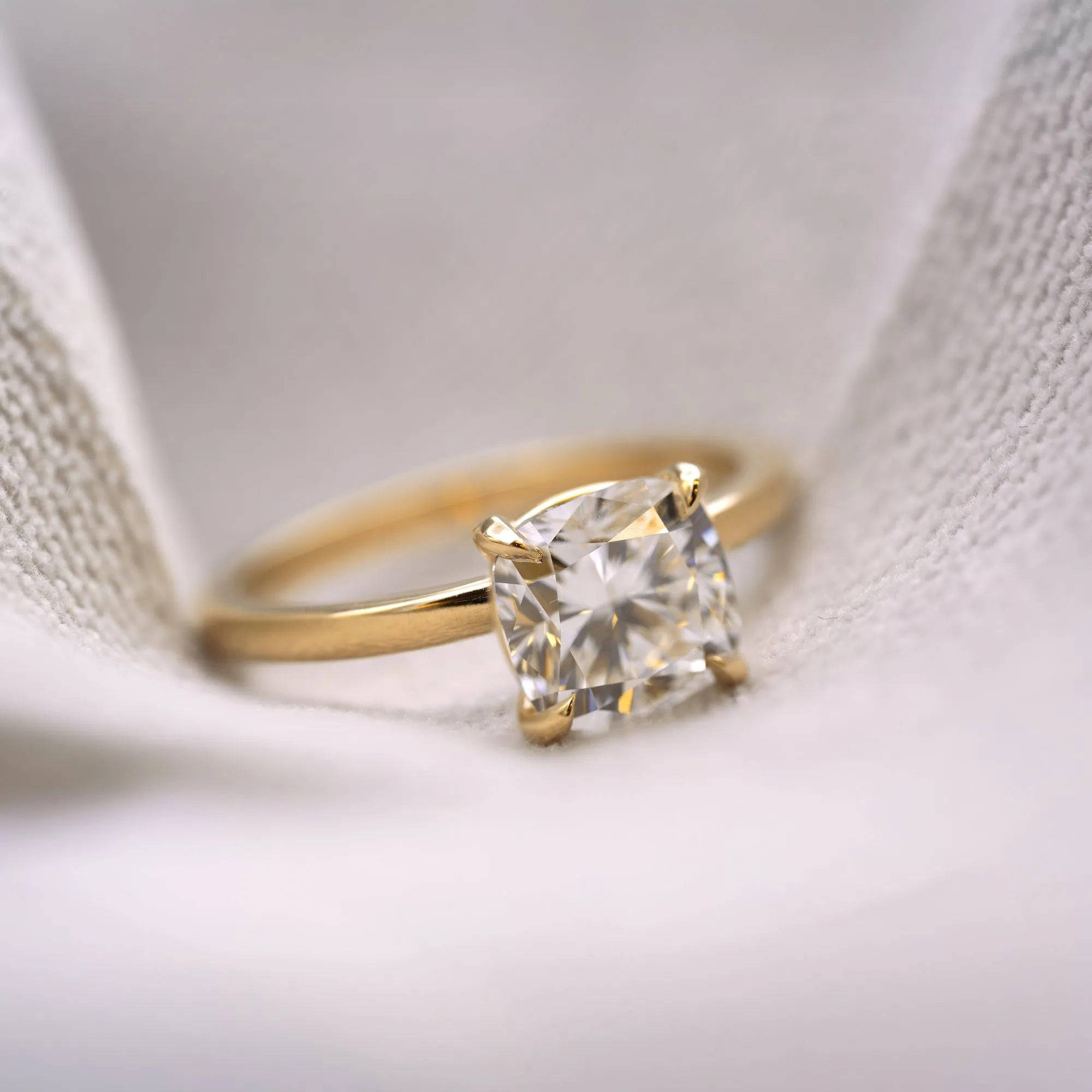 Cushion Cut Solitaire