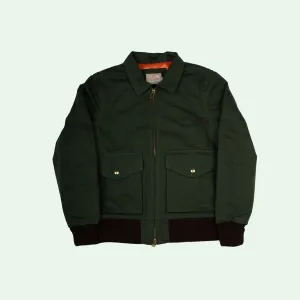 Dehen Cargo Carrier Jacket Wax Coat Spruce