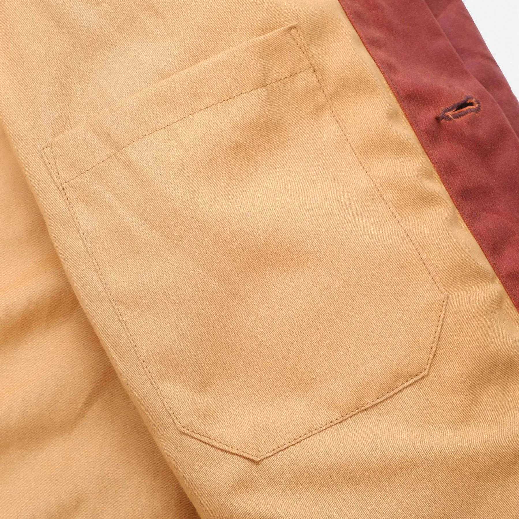 Dehen Crissman Over Shirt Wax Coat Brick