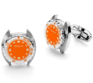 Doxa Cufflinks SUB Professional Orange