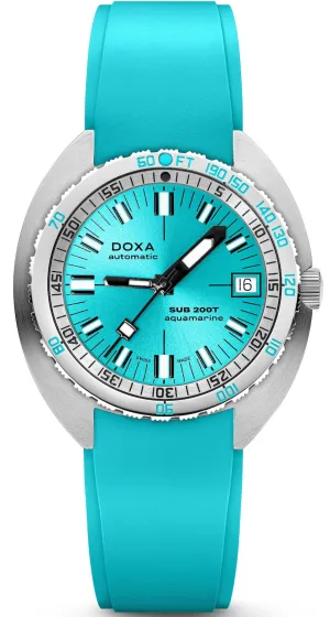 Doxa SUB 200T Aquamarine Sunray Watch