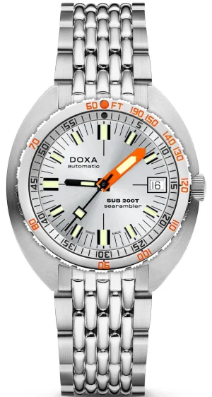 Doxa SUB 200T Searambler Iconic Sunray Bracelet Watch