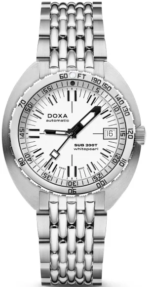 Doxa SUB 200T Whitepearl Iconic Bracelet Watch