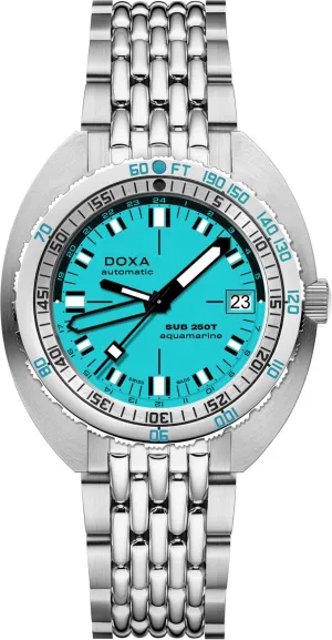Doxa SUB 250T GMT Aquamarine Bracelet Watch