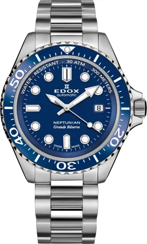 Edox Neptunian Grande Reserve Blue Watch