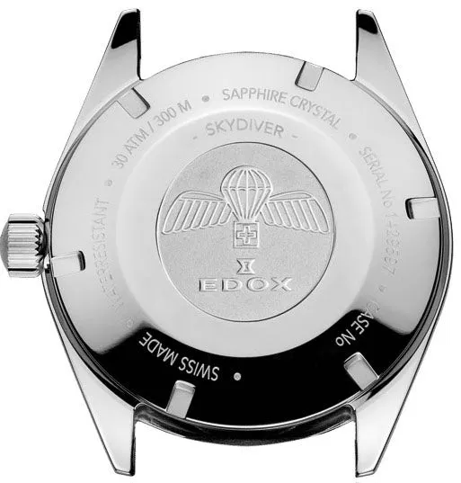 Edox Skydiver 38 Date Automatic Watch