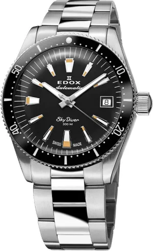 Edox Skydiver 38 Date Automatic Watch